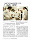 Research paper thumbnail of East Asian Medicine in South Korea