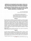 Research paper thumbnail of Análisis de correspondencia entre música y texto en el libro Canciones y recuerdos de Jorge Añez: en busca  del tópico de la melancolía andina en la música colombiana