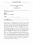 Research paper thumbnail of Greek Political Thought - Syllabus - Spring 2013