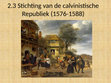 Research paper thumbnail of De calvinistische Republiek (VWO 6)