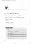 Research paper thumbnail of Assessment, Program Planning, and Evaluation in Indian Country-Toward a Postcolonial Practice of Indigenous Planning