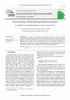 Research paper thumbnail of Novel Design of Multi-Chambered Biomass Battery