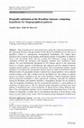 Research paper thumbnail of Juen & De Marco 2012. Dragonfly endemism in the Brazilian Amazon: competing hypotheses for biogeographical patterns