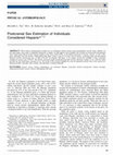 Research paper thumbnail of Postcranial Sex Estimation of Individuals Considered Hispanic