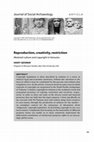 Research paper thumbnail of Reproduction, Creativity, Restriction: Material Culture and Copyright in Vanuatu