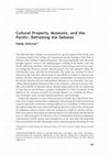 Research paper thumbnail of Cultural Property, Museums, and the Pacific: Reframing the Debates