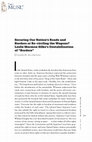 Research paper thumbnail of Securing Our Nation's Roads and Borders or Re-circling the Wagons? Leslie Marmon Silko's Destabilization of" Borders"