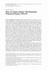 Research paper thumbnail of Avec un certain malaise': The Paxtonian Trauma in France, 1973—74