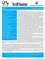 Research paper thumbnail of The Newsletter of the Centre for Multilevel Federalism No. 1-2