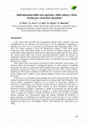 Research paper thumbnail of Individuazione delle aree agricole e delle colture a forte rischio per variazioni climatiche