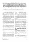 Research paper thumbnail of Analytische meetkunde door een synthetische bril