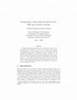 Research paper thumbnail of Interpreting a Successful Testing Process: Risk and Actual Coverage