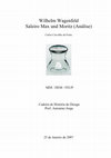 Research paper thumbnail of Wilhelm Wagenfeld: Saleiro Max und Moritz (Análise)