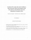 Research paper thumbnail of Groundwater flow regime under natural conditions as inferred from past evidence and contemporary field observations in a semi-arid basin: Cuenca de la Independencia, Guanajuato, México