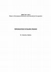 Research paper thumbnail of Syllabus "Introduction to Islamic Finance" - MESCI, University Rome "Tor Vergata"