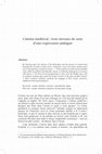 Research paper thumbnail of Cinéma médiéval : trois niveaux de sens d’une expression ambigüe 