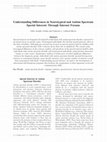 Research paper thumbnail of Jordan, C.J., & Caldwell-Harris, C.L. (2012) Understanding differences in neurotypical and autism spectrum special interests through internet forums. Intellectual and Developmental Disabilities, 50, 391-402.