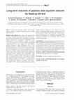 Research paper thumbnail of (2002) "Long-term outcome of patients with asystole induced by head-up tilt test" (Original article)