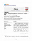 Research paper thumbnail of Preliminary clinical observation following intravenous blood transfusions in Ovines