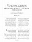 Research paper thumbnail of De los libros de secretos a los manuales de salud: cuatro siglos de popularización de la ciencia