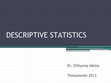 Research paper thumbnail of SPSS lectures part 2 (in English)