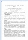 Research paper thumbnail of Route Consistency Vehicle Routing: a Bi-Objective Approach