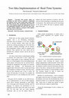 Research paper thumbnail of Two Idea Implementation of Real-Time Systems