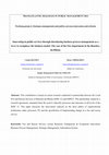 Research paper thumbnail of Innovating in public services through introducing business process management as a lever to reengineer the business model: The case of the Fire department in the Bouches-du-Rhône.