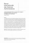 Research paper thumbnail of «Pas de philosophie, SVP, nous sommes des managers» Management public et bien commun: convergences euro-atlantiques Claude Rochet