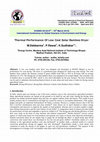 Research paper thumbnail of Thermal Performance Of Low Cost Solar Bamboo Dryer