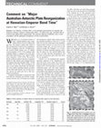 Research paper thumbnail of Response to Comment on" Major Australian-Antarctic Plate Reorganization at Hawaiian-Emperor Bend Time"