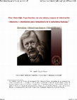 Research paper thumbnail of  PETER SLOTERDIJK: EXPERIMENTOS CON UNO MISMO, ENSAYOS DE INTOXICACIÓN VOLUNTARIA Y CONSTITUCIÓN PSICO-INMUNITARIA DE LA NATURALEZA HUMANA. PUCV