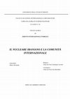 Research paper thumbnail of Il nucleare iraniano e la comunità internazionale