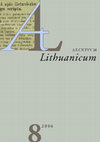 Research paper thumbnail of Archivum Lithuanicum 8