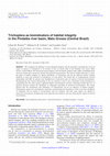 Research paper thumbnail of Pereira et al 2012. Trichoptera as bioindicators of habitat integrity in the Pindaı´ba river basin, Mato Grosso (Central Brazil)