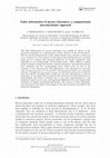 Research paper thumbnail of Finite deformation of porous elastomers: a computational micromechanics approach