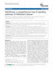 Research paper thumbnail of AlzPathway: a comprehensive map of signaling pathways of Alzheimer’s disease