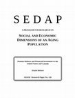 Research paper thumbnail of Pension Reform and Financial Investment in the United States and Canada