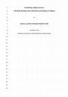 Research paper thumbnail of Science, and the Christian Belief in God