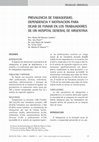 Research paper thumbnail of PREVALENCIA DE TABAQUISMO, DEPENDENCIA Y MOTIVACION PARA DEJAR DE FUMAR EN LOS TRABAJADORES DE UN HOSPITAL GENERAL DE …