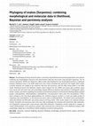 Research paper thumbnail of Phylogeny of snakes (Serpentes): Combining morphological and molecular data in likelihood, Bayesian and parsimony analyses