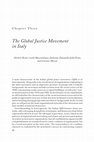 Research paper thumbnail of The Global Justice Movement in Italy