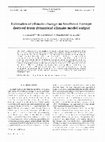 Research paper thumbnail of Estimates of climate change in Southern Europe derived from dynamical climate model output