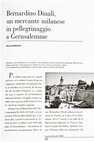 Research paper thumbnail of Bernardino Dinali, un mercante milanese in pellegrinaggio a Gerusalemme