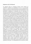 Research paper thumbnail of Kapitalisierung -  Marx` Non-Ökonomie