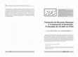 Research paper thumbnail of Formación de Recursos Humanos y cooperación al desarrollo