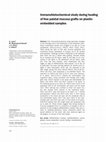 Research paper thumbnail of Immunohistochemical study during healing of free palatal mucosa grafts on plastic-embedded samples