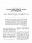 Research paper thumbnail of Why people punish defectors