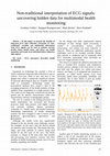 Research paper thumbnail of Non-traditional Interpretation of ECG Signals: Uncovering Hidden Data for Multimodal Health Monitoring