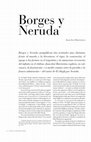 Research paper thumbnail of Borges y Neruda